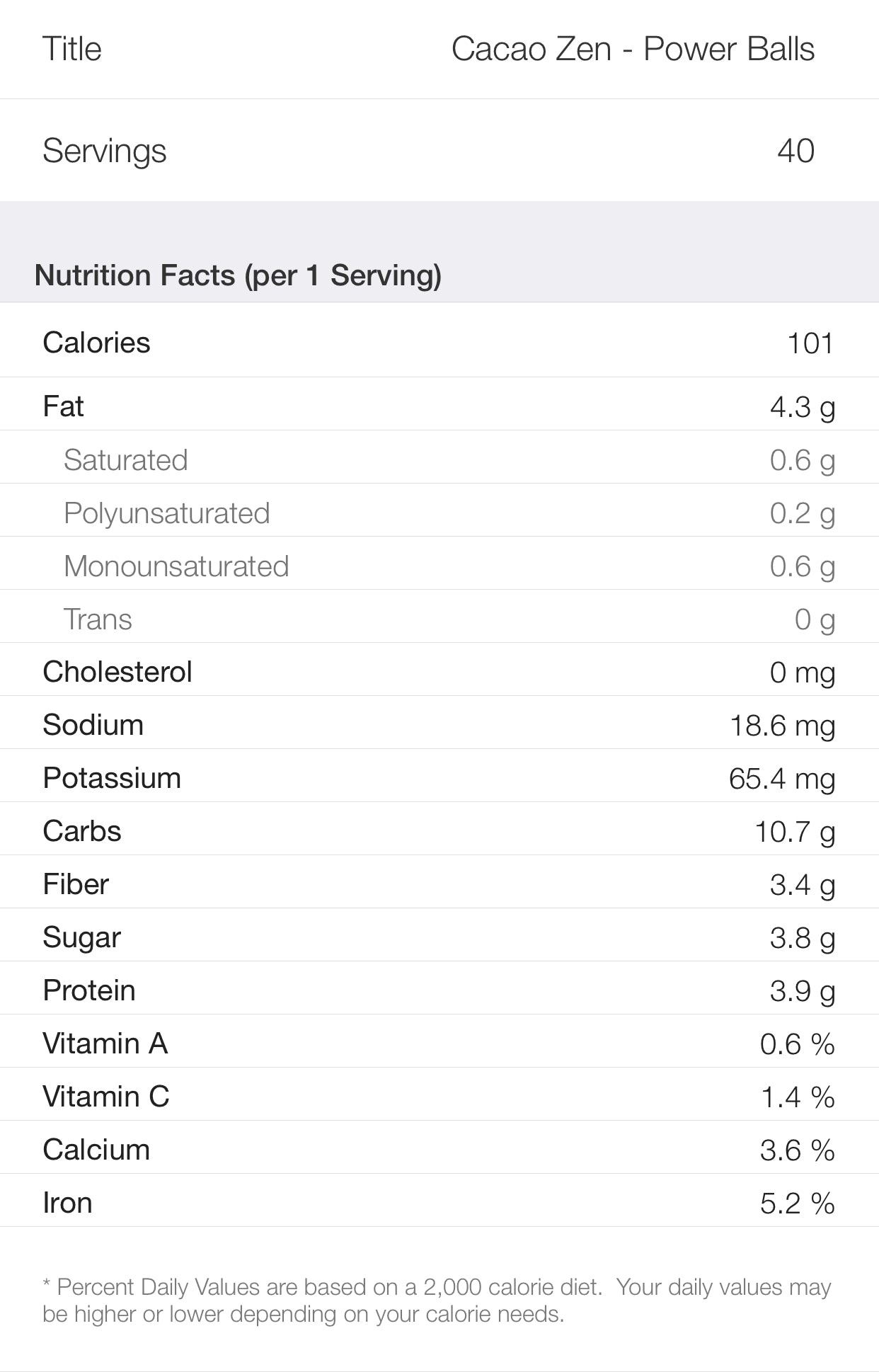 Maca Bites